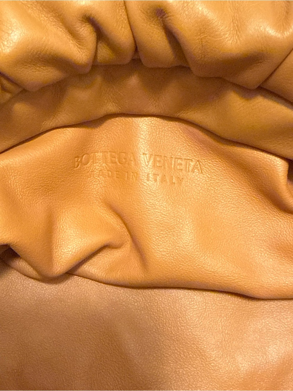 Bottega Veneta The Pouch calfskin leather chain handbag with COA - Picture 5 of 9